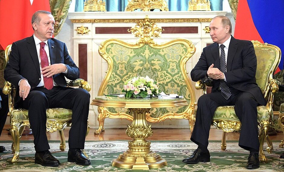 Владимир Путин и Реджеп Эрдоган. Сочи, 3 мая 2017 года. Иллюстрация: Пресс-служба Кремля