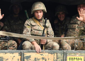 Военнослужащие армии Нагорного Карабаха. Фото: AFP