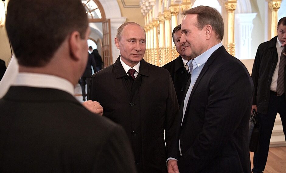 Владимир Путин и Виктор Медведчук. Фото: пресс-служба Кремля