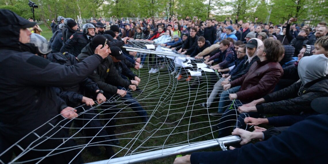 Протесты в Екатеринбурге. Фото: e1.ru