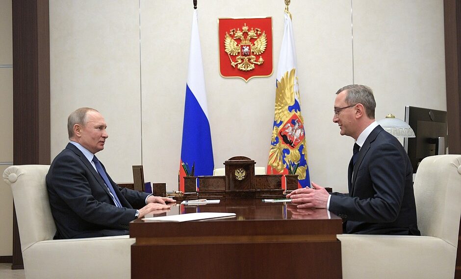 Владимир Путин и Владислав Шапша. Фото: Пресс-служба Кремля