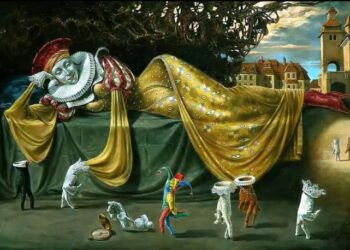 Театр абсурда. Картина Майкла Шваля, kulturologia.ru