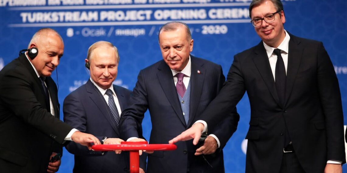 Церемония запуска Турецкого потока. Стамбул, 8 января 2020 года