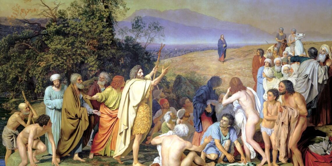 Александр Иванов. «Явление Христа народу». Живопись, 1837, 750×540 см