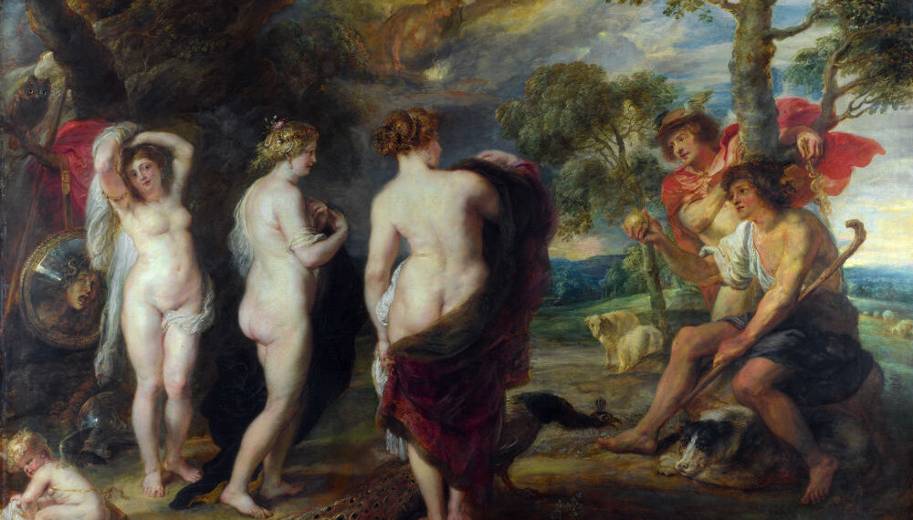 Петер Рубенс. «Суд Париса». 1638 - 1639 гг.