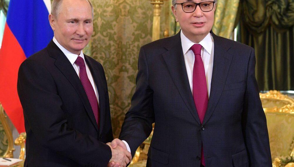 Владимир Путин и Касым-Жомарт Токаев. Фото: vlast.kz