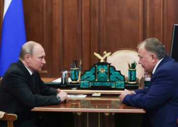 Встреча Владимира Путина с Махмудом-Али Калиматовым. Фото: Пресс-служба Кремля