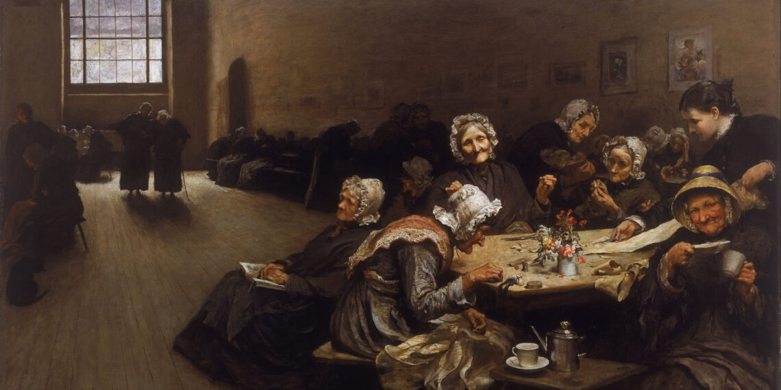 Картина художника-соцреалиста Хьюберта фон Геркомера, 1878 год