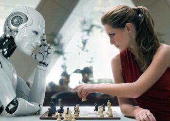 Человек против робота. Фото: scientifically.info