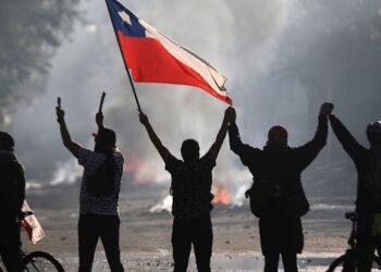 Протесты в Чили. Фото: Reuters