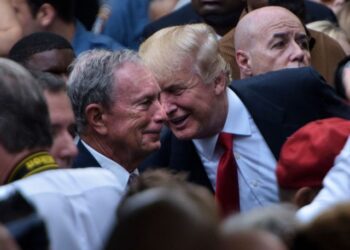 Дональд Трамп и Майкл Блумберг. Фото: breitbart.com