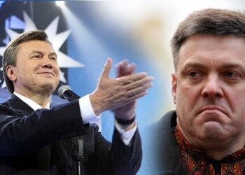 Виктор Янукович и Олег Тягнибок