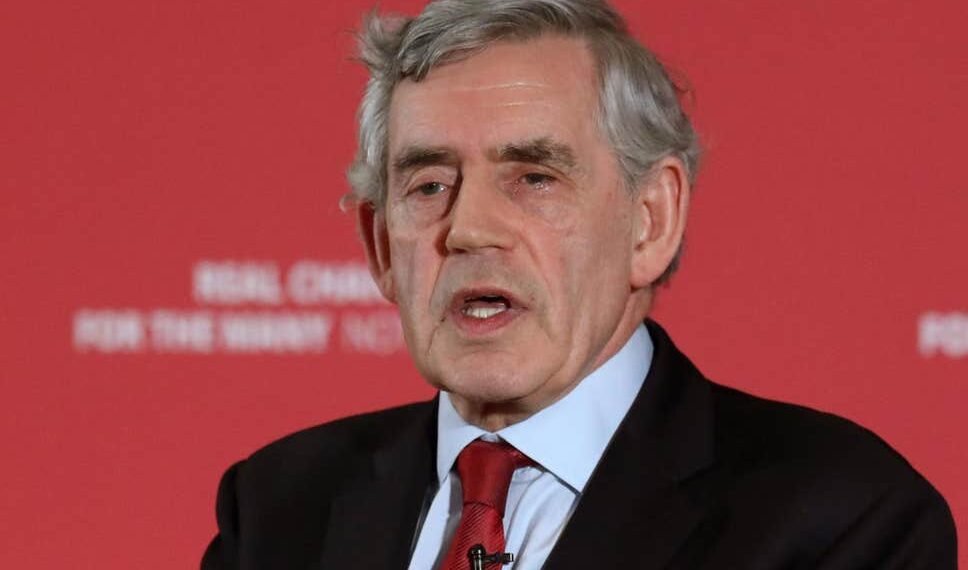 Гордон Браун. Фото: standard.co.uk