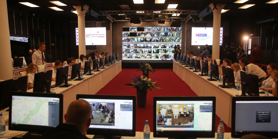 Видеоцентр. Фото: Пресс-центр Общественного штаба