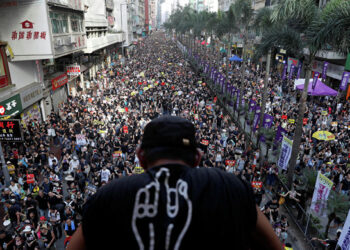 Акция протеста в Гонконге. Фото: Reuters