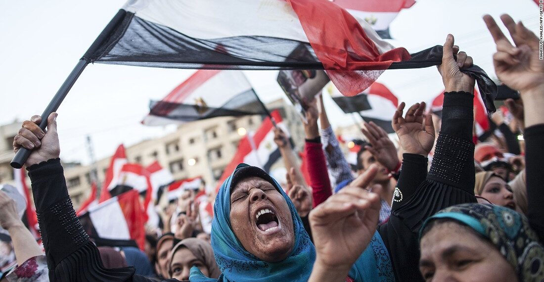 Акции протеста в Египте. 2011 год. Фото: CNN.com