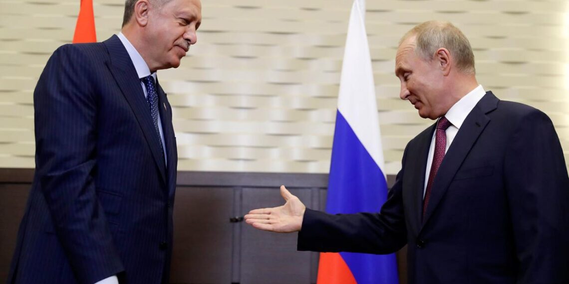Реджеп Тайип Эрдоган и Владимир Путин. Фото: ТАСС