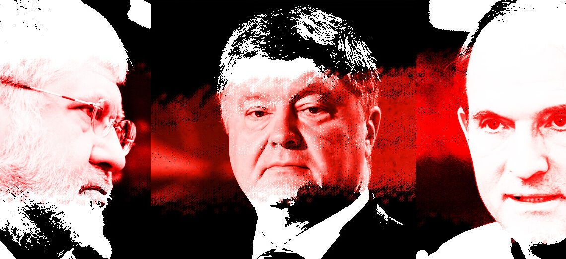 Игорь Коломойский, Петр Порошенко и Виктор Медведчук. Фото: pravda.com.ua