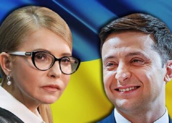 Юлия Тимошенко и Владимир Зеленский. Коллаж: glavred.info