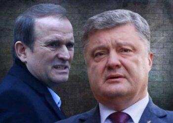 Виктор Медведчук и Петр Порошенко. Коллаж: 24 канал