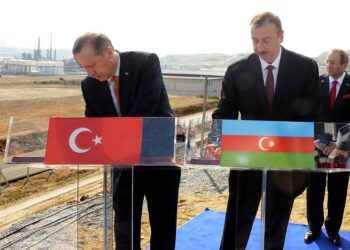 Реджеп Эрдоган и Ильхам Алиев. Фото: пресс-служба президента Азербайджана