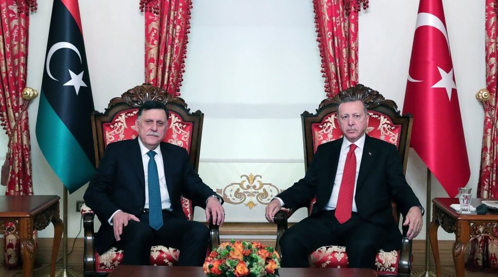 Реджеп Эрдоган и Фаиз Сарадж. Фото: mei.edu