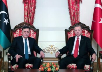 Реджеп Эрдоган и Фаиз Сарадж. Фото: mei.edu