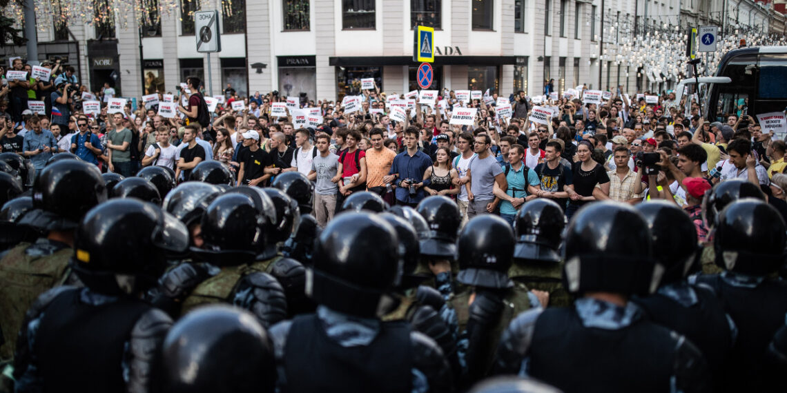 Митинг в столице. Лето 2019 года. Фото: thebell.io