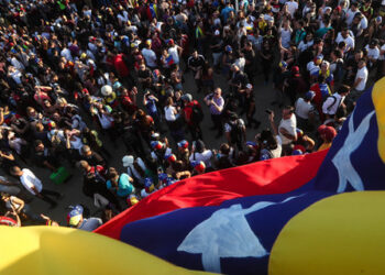 Митинг в Венесуэле. Фото: LIGA.net