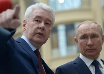 Сергей Собянин и Владимир Путин