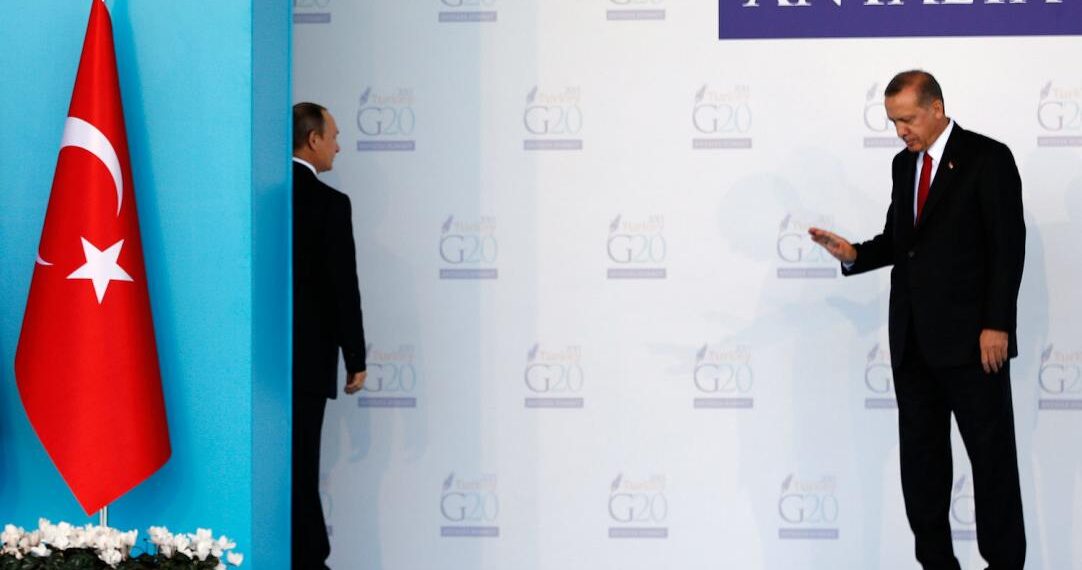 Владимир Путин и Реджеп Тайип Эрдоган. Фото: Murad Sezer