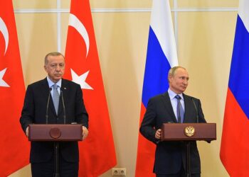 Владимир Путин и Реджеп Тайип Эрдоган. Фото: Пресс-служба Кремля