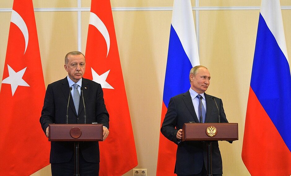 Владимир Путин и Реджеп Тайип Эрдоган. Фото: Пресс-служба Кремля