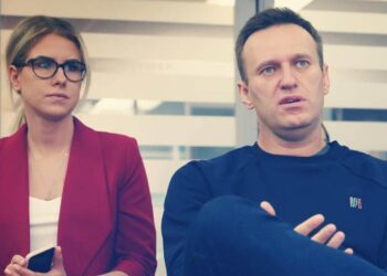 Любовь Соболь и Алексей Навальный. Фото: Facebook