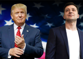 Дональд Трамп и Владимир Зеленский