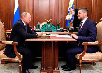 Владимир Путин и Александр Осипов. Фото: пресс-служба Кремля