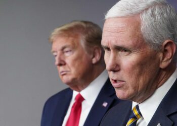 Майкл Пенс и Дональд Трамп. Фото: AFP / Getty