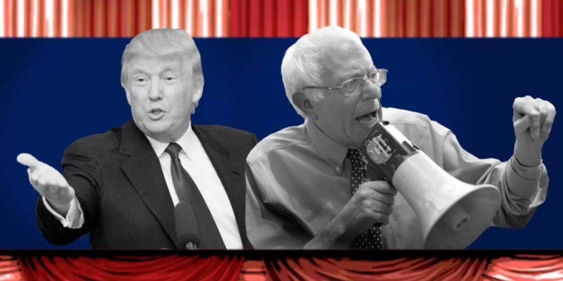 Дональд Трамп и Берни Сандерс. Фото: Getty Images