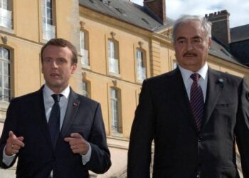 Эммануэль Макрон и Халифа Хафтар