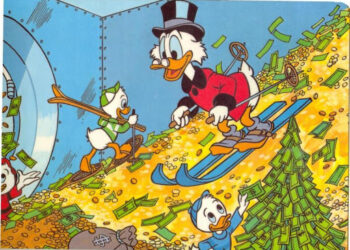 Скрудж Макдак. Кадр из мультфильма