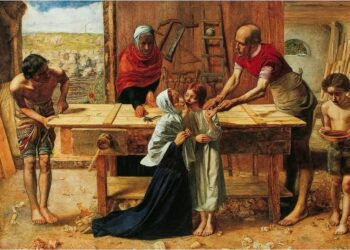 Джон Эверетт Милле. Христос в родительском доме. 1850 год.