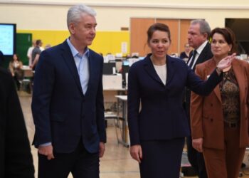 Сергей Собянин и Анастасия Ракова. Фото: Global Look Press