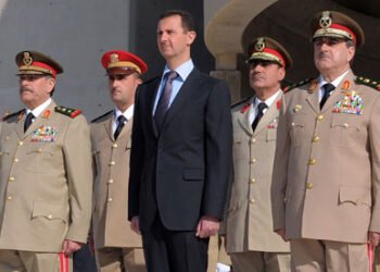 Башар Асад и генералы