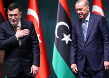 Реджеп Эрдоган и Фаиз Сарадж. Фото: middle-east-online.com