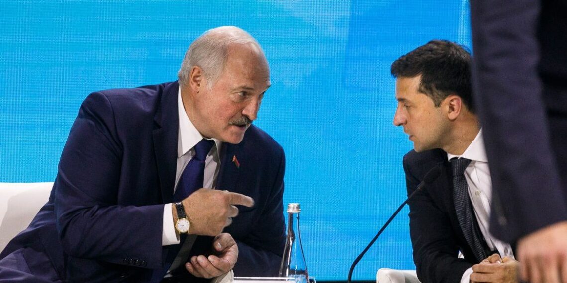 Александр Лукашенко и Владимир Зеленский
