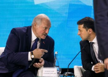 Александр Лукашенко и Владимир Зеленский