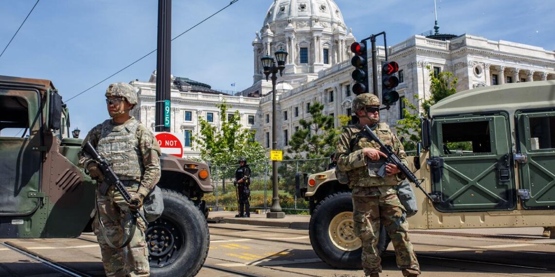 Национальная гвардия США. Фото: CBS