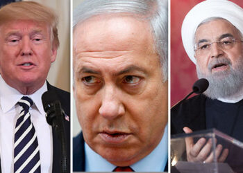 Дональд Трамп, Биньямин Нетаньяху и Хасан Рухани. Фото: Getty