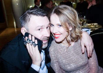 Сергей Шнуров и Ксения Собчак