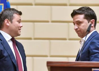 Андрей Богдан и Владимир Зеленский. Фото: РИА Новости